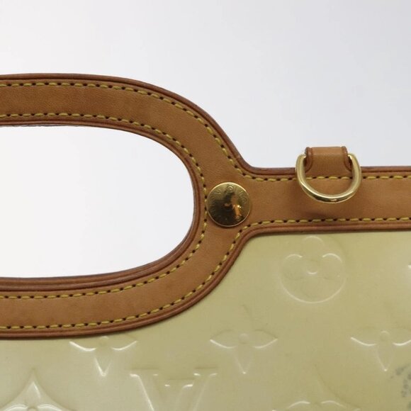 LOUIS VUITTON Monogram Vernis Roxbury Drive Hand Bag Perle - Picture 10 of 16